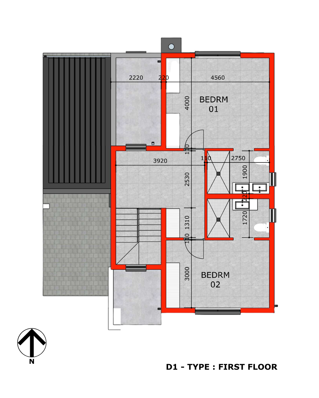 Unit D view 2
