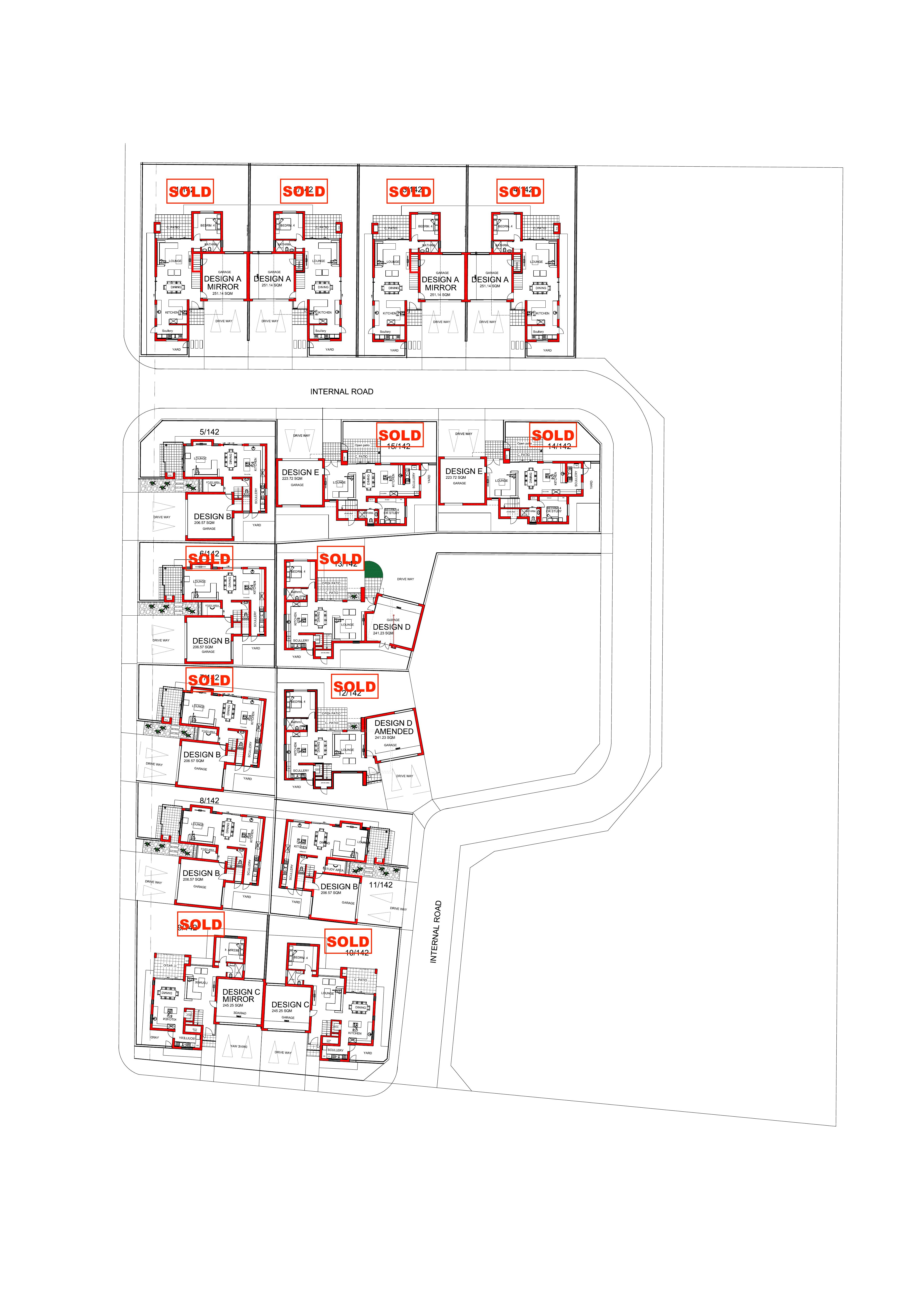 Highlands Close full title site plan